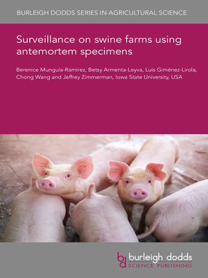 cover image of Surveillance on swine farms using antemortem specimens